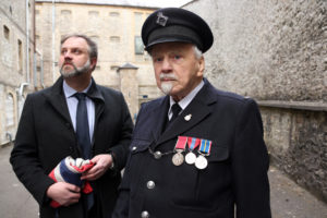 Govenor Andy Rogers and Francis Disney at Prison Closure