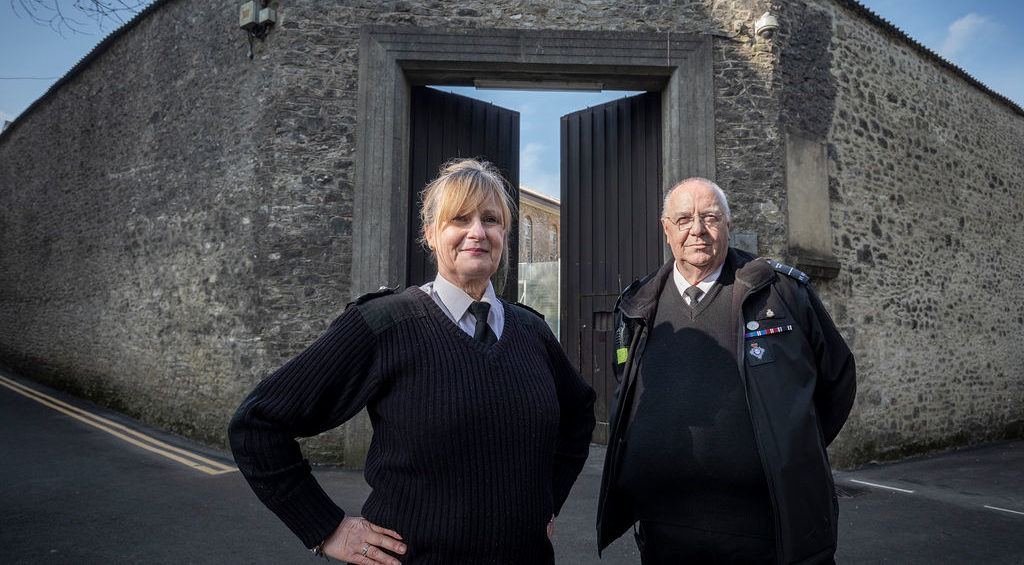 Officers at Shepton Mallet Prison