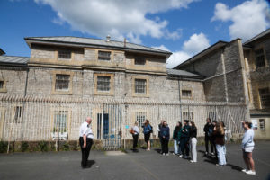 The exterior of Shepton Mallet Prison
