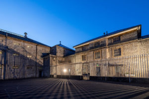 Shepton Mallet Prison in the dark